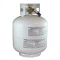 Manchester Propane Tank 30 Pound Capacity White Steel M1C-1166TC2